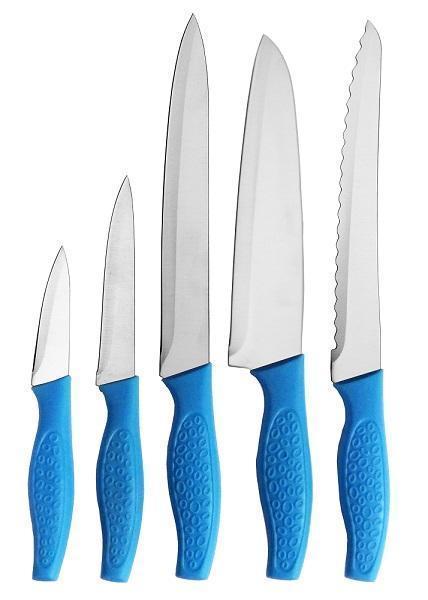 5-pc Kitchen Knife Set  Plastic Handle(KET-115) - Keywood International  Inc.