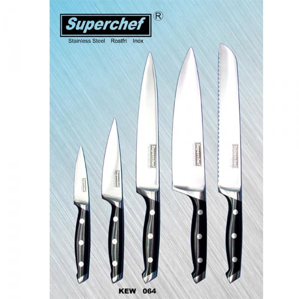 5-pcs Kitchen Knife Set | Ergonomic Synthetic Handle