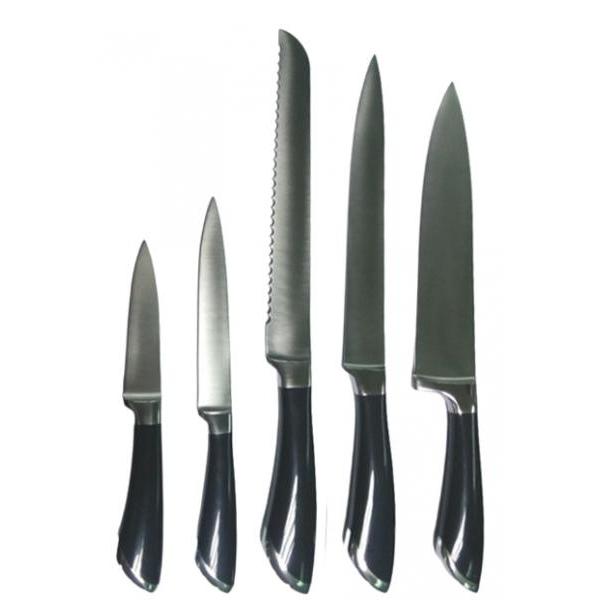 5-pc Kitchen Knife Set | PP Handle with Steel Cap